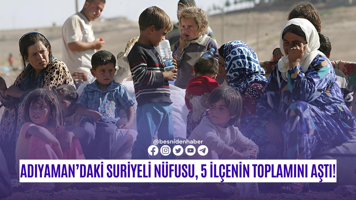 Adıyaman’daki Suriyeli Nüfusu, 5 İlçenin Toplamını Aştı: Toplumsal Uyum ve Kaynak Yönetimi Tartışılıyor