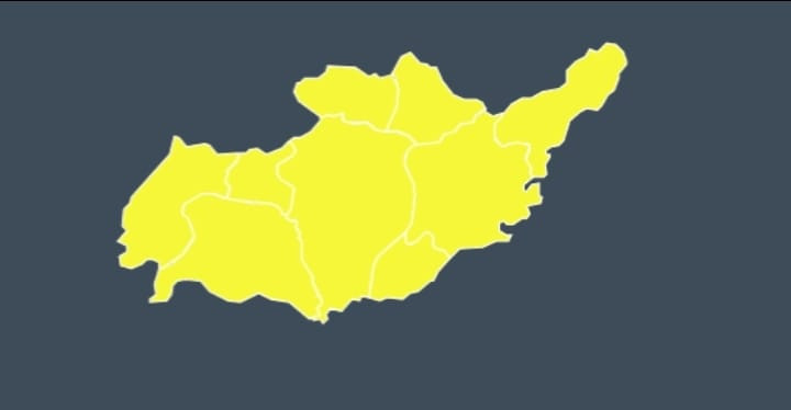 Adıyaman'ın tüm ilçelerine sarı kod uyarısı var!