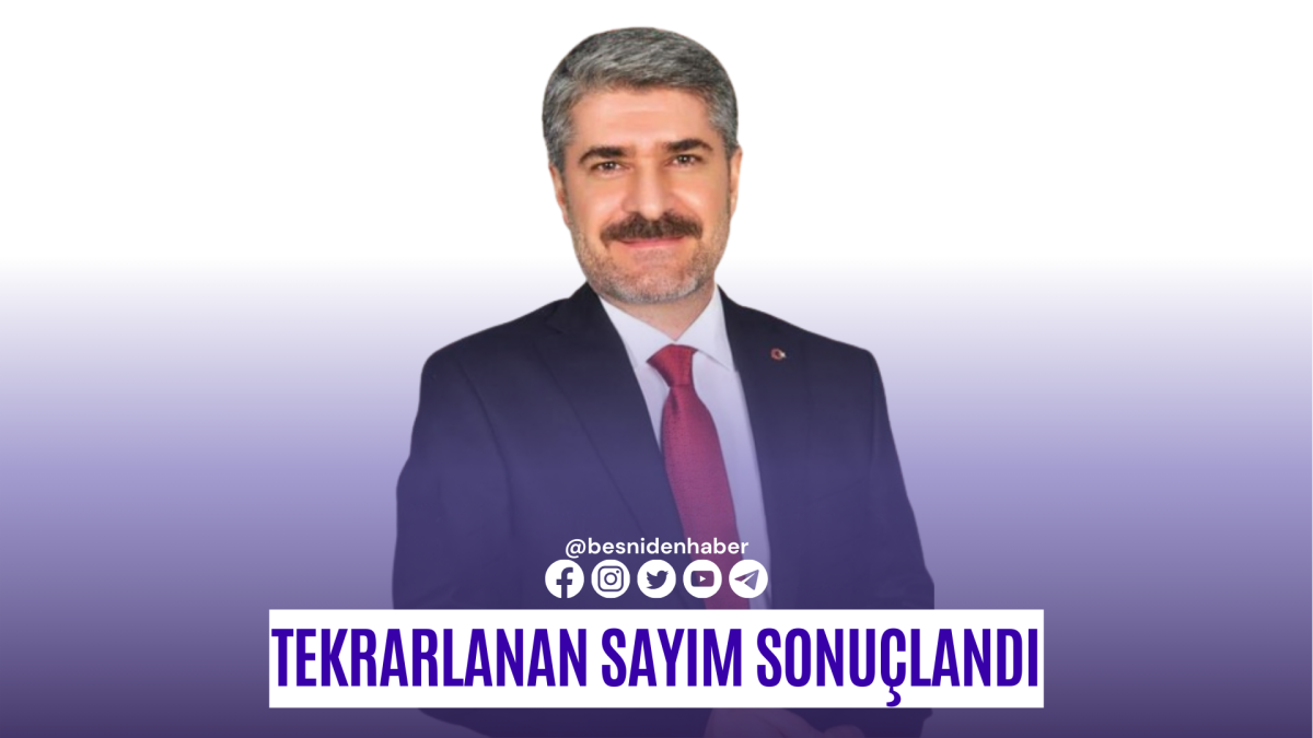 Tekrarlanan Sayım Sonuçlandı.